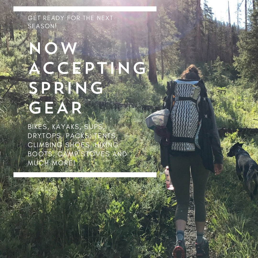 NOW ACCEPTING SPRING AND SUMMER GEAR AND APPAREL