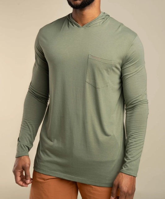 Yucatan Bamboo Hoodie - San Juan Sage - L