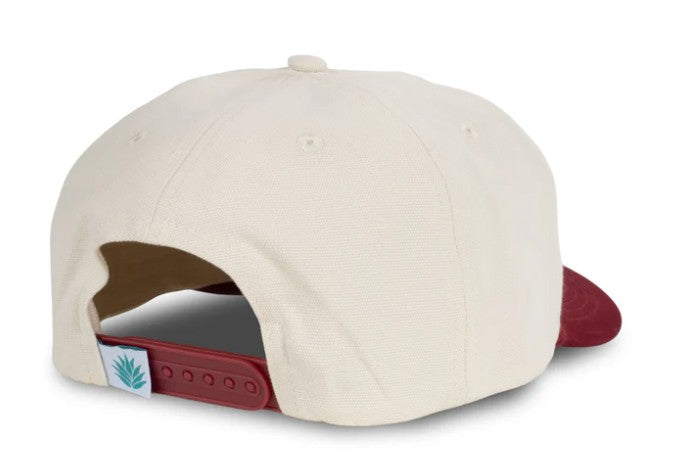 Call Me Darlin' Hat - Cream/Maroon