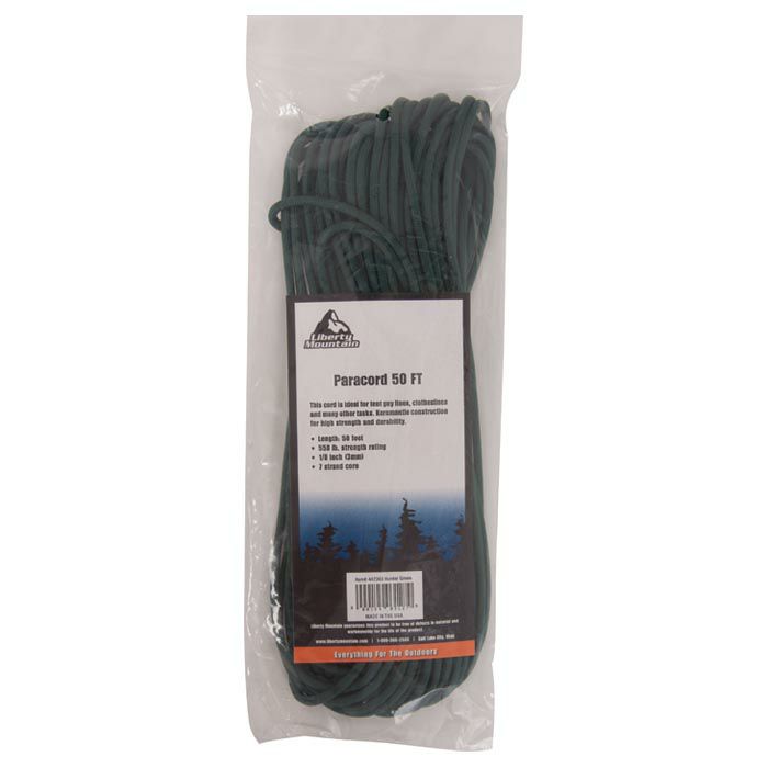 Paracord 50 Foot - Hunter Green