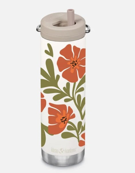 TKWide 20oz w/ Twist Cap - Fall Flowers