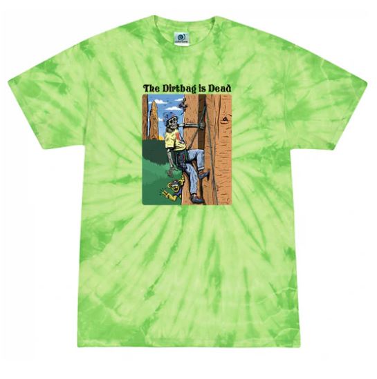 Tiedye Dirtbag is Dead t Shirt