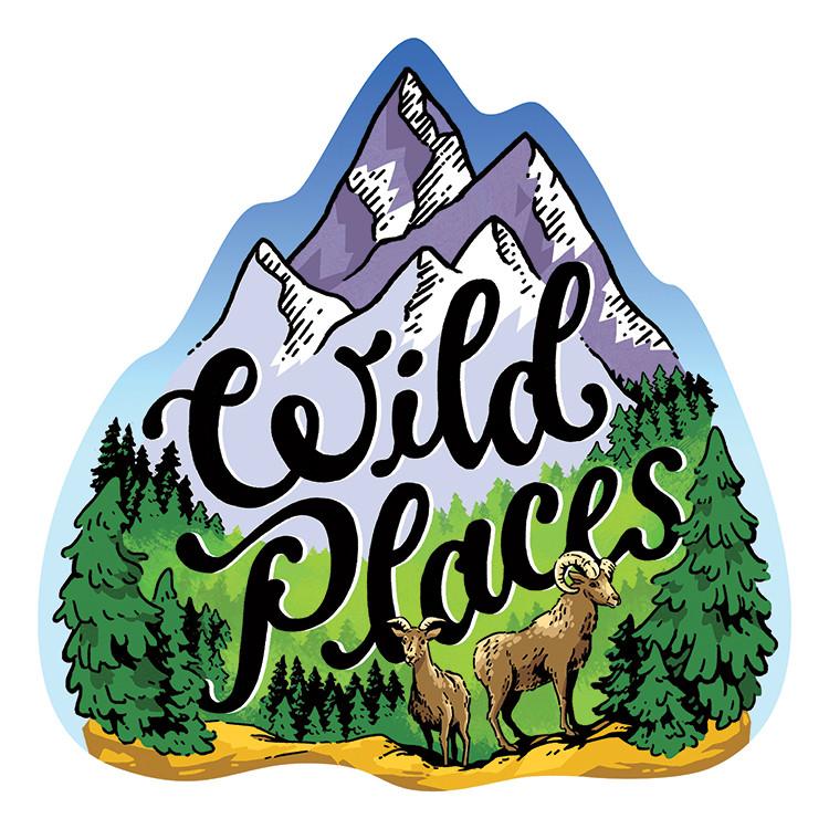 Wild Places Sticker