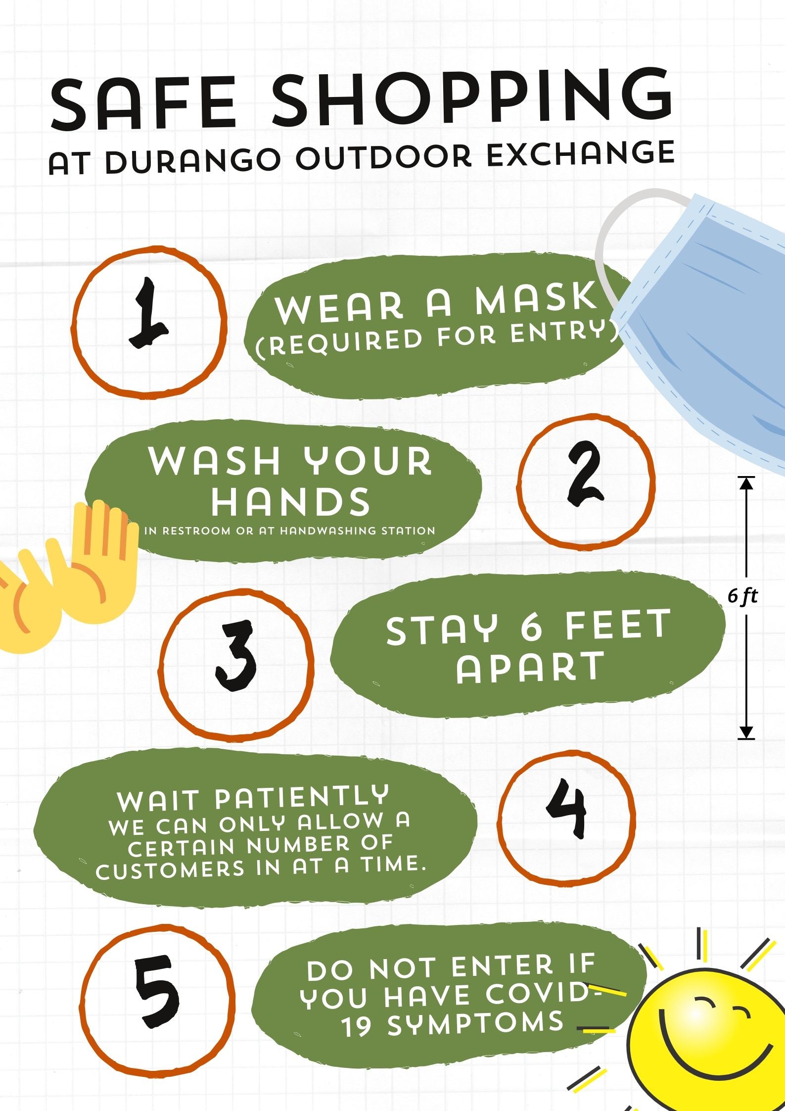 REOPENING FRIDAY, MAY 8th FOR IN STORE SHOPPING