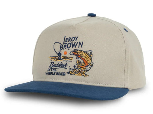 Leroy Brown Hat - Khaki/Navy