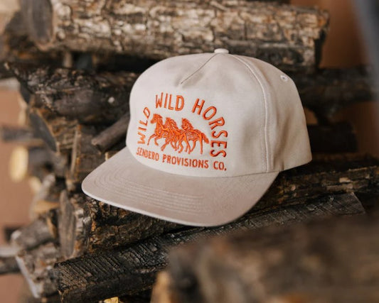 Wild Wild Horses Hat - Cream