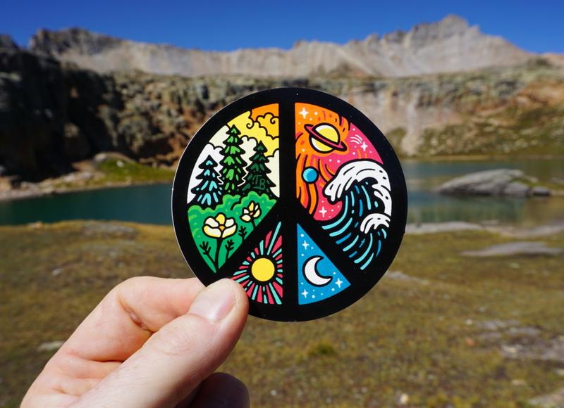 Peace Sticker