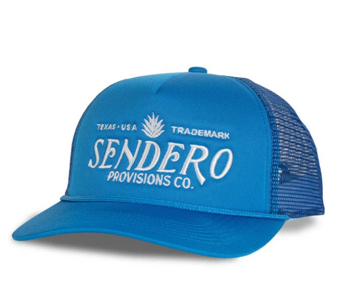 Logo Trucker Hat - Blue/White