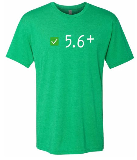 5.6+ Green T Shirt