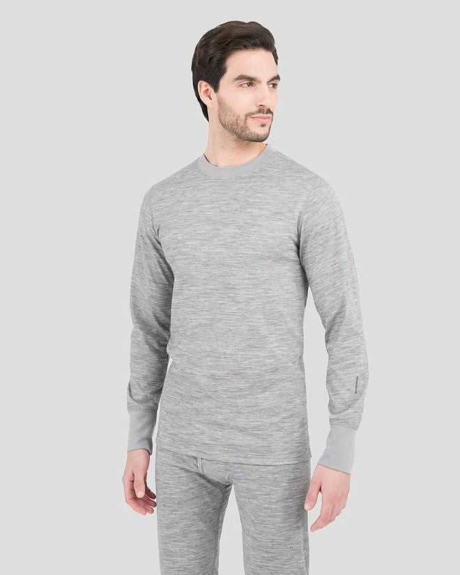 Merino Wool 3.0 Men's Crew Shirt - Heather Grey - M