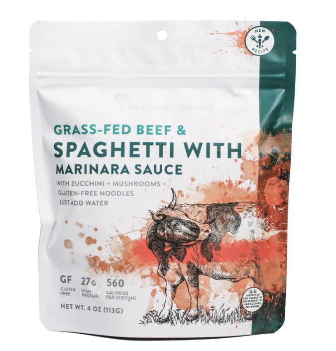 Grass Fed Beef & Spaghetti with Marinara Sauce