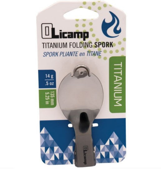 Folding Titanium Spork