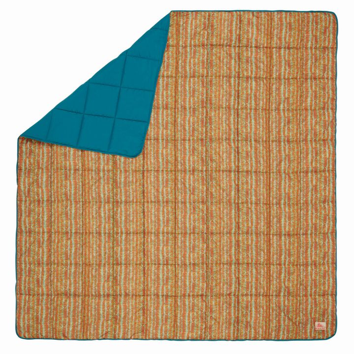 Biggie Blanket - Stormy Blue/Melted Stripes