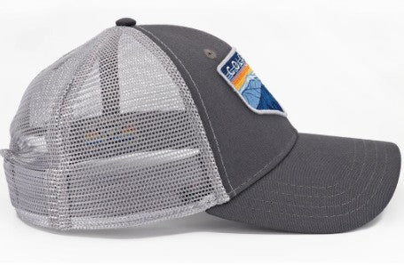 Sunset Trucker Hat - Charcoal