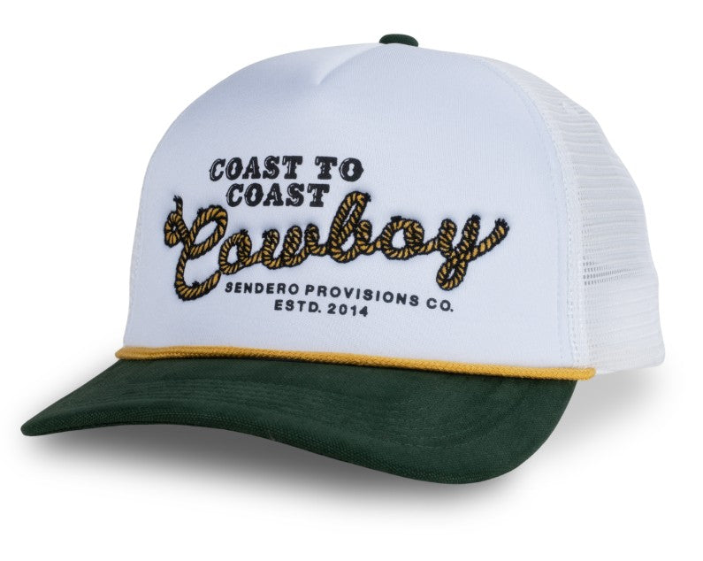 Coast to Cowboy Hat - White/Green