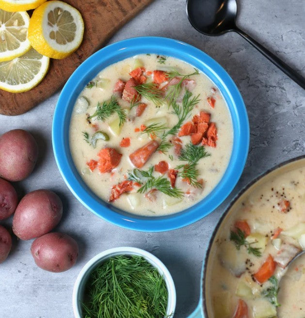 Smoked Sockeye Salmon Chowder