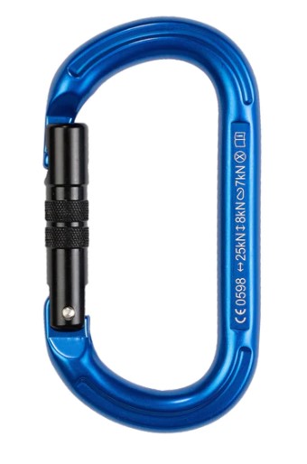 Oval K Carabiner - Blue