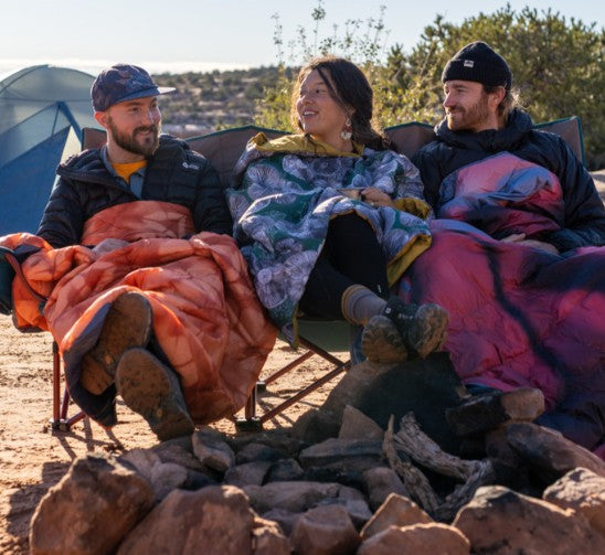 Bestie Blanket - Winter Moss Treeline