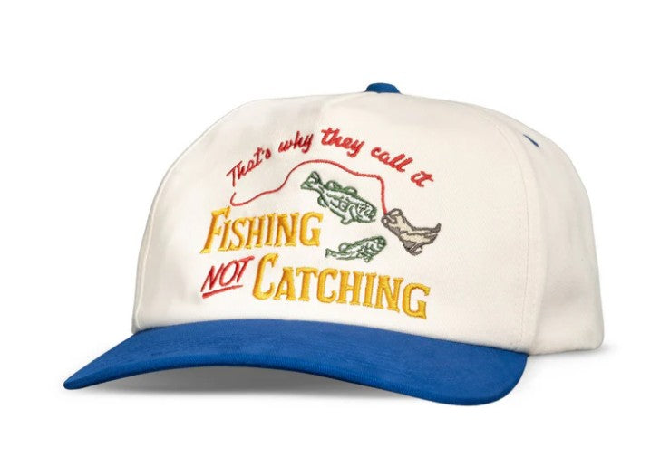 Not Catching Hat - White/Blue