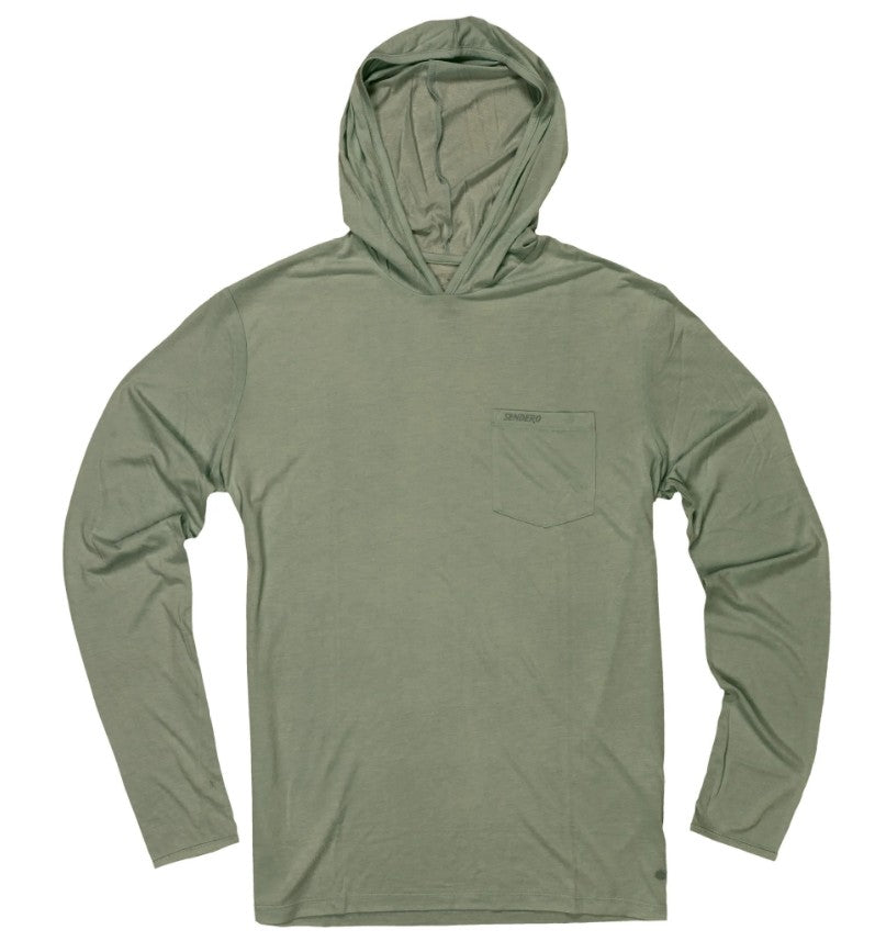 Yucatan Bamboo Hoodie - San Juan Sage - L