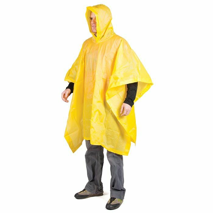 Hooded Rain Poncho with Drawstring Blue by Wagner Automaten Hooded Rain Poncho with Drawstring Blue by Wagner Automaten