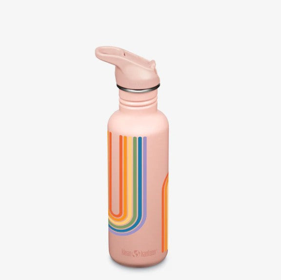 Classic 27oz w/ Flip Seal Sport Cap - Rainbow Flow