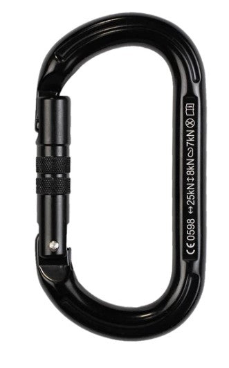 Oval K Carabiner - Black