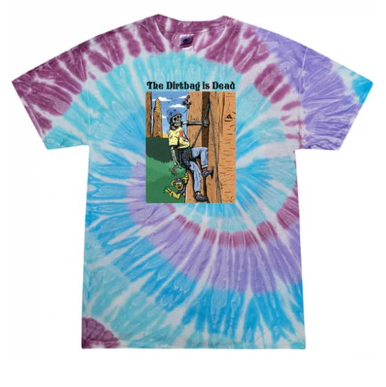 Tiedye Dirtbag is Dead t Shirt