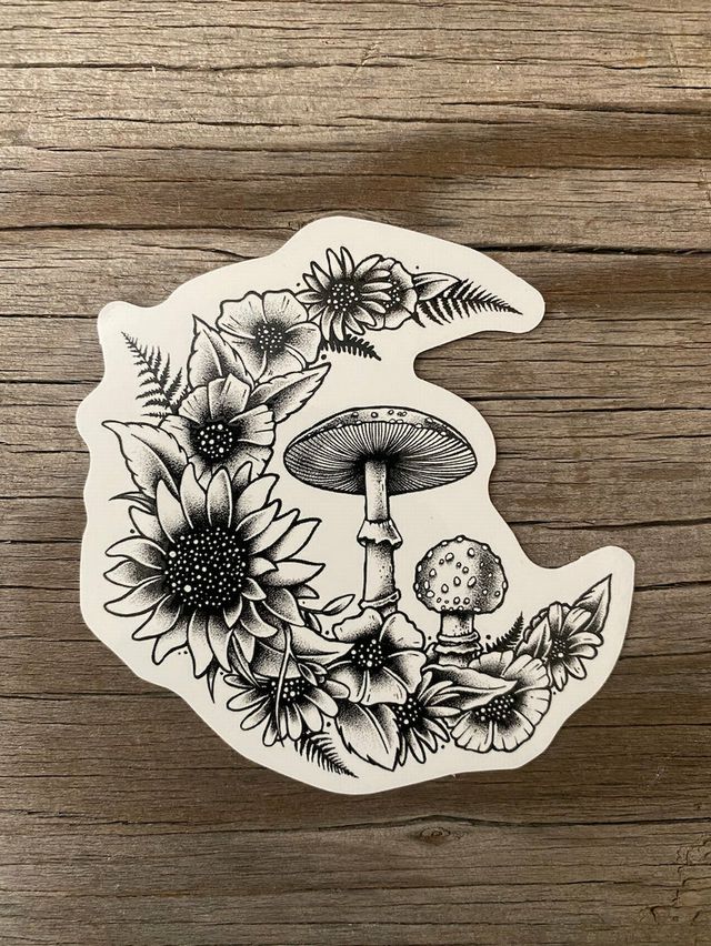 Mystic Moon Sticker