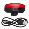 Grateful Red USB Bike Tail Light