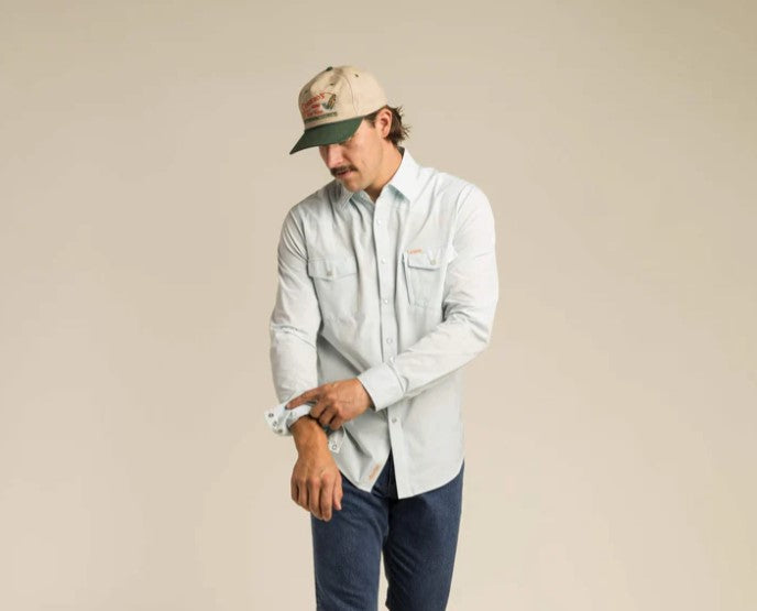 Hand Tied Flies Hat - Gray