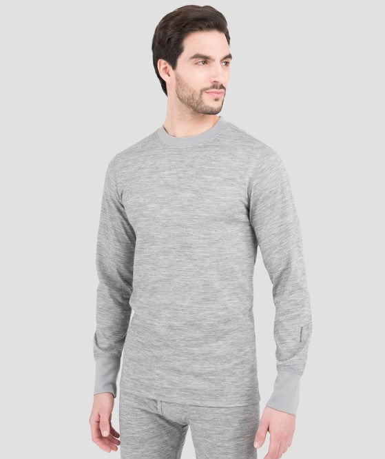 Merino Wool 3.0 Men's Crew Shirt - Heather Grey