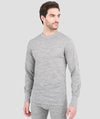 Merino Wool 3.0 Men&#39;s Crew Shirt - Heather Grey