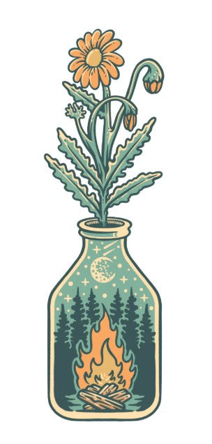 Campfire & Flowers