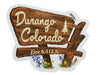 Durango Wood Sign Sticker