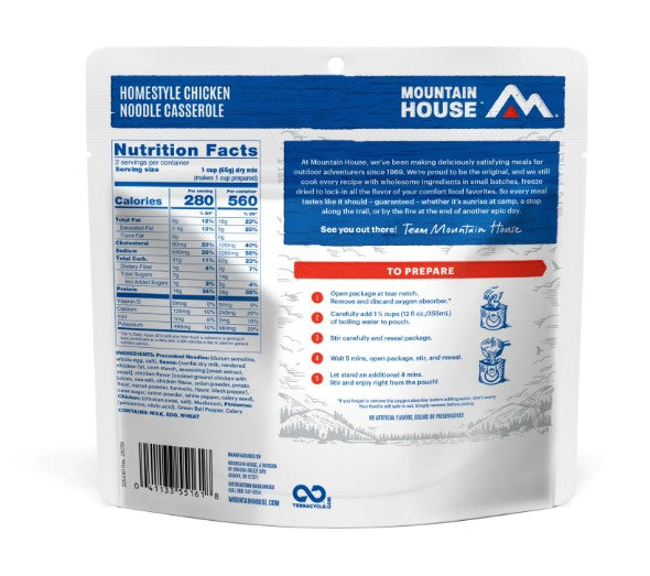 Mountain House - Homestyle Chicken Noodle Casserole