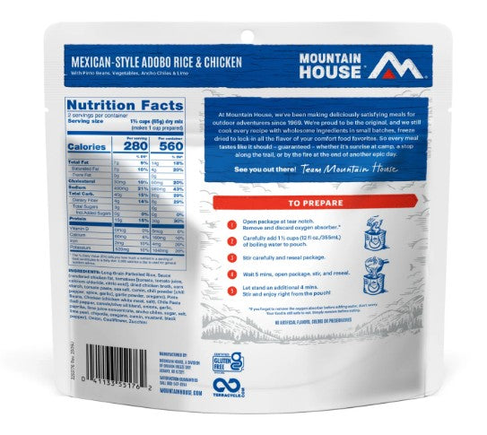 Mountain House - Mexican Adobo Chicken &amp; Rice