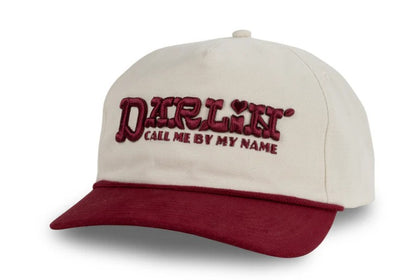 Call Me Darlin' Hat - Cream/Maroon
