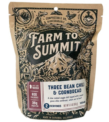 Three Bean Chili & Cornbread