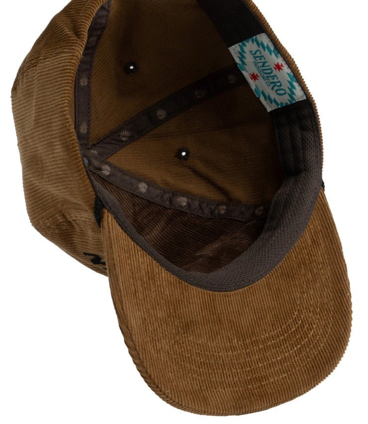 Western Show Hat - Brown Corduroy