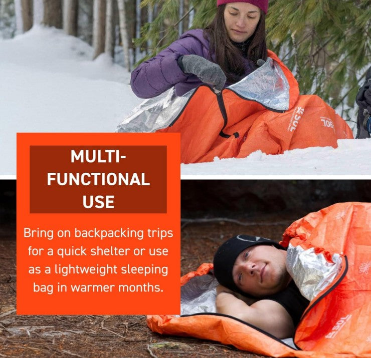 SOL Escape Bivvy with Hood - Orange