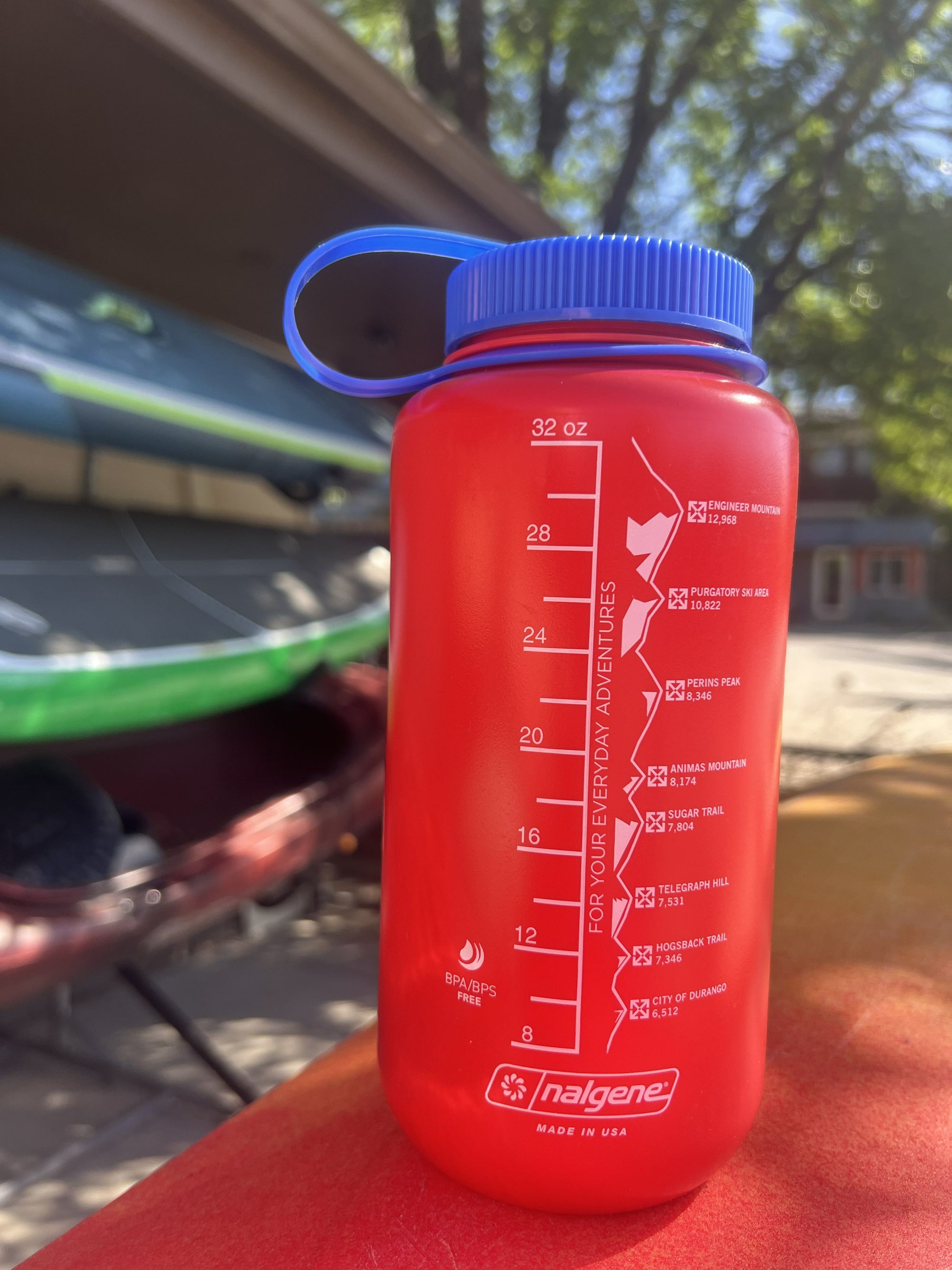 Durango Outdoor Exchange 32oz Nalgene - Red/Blue