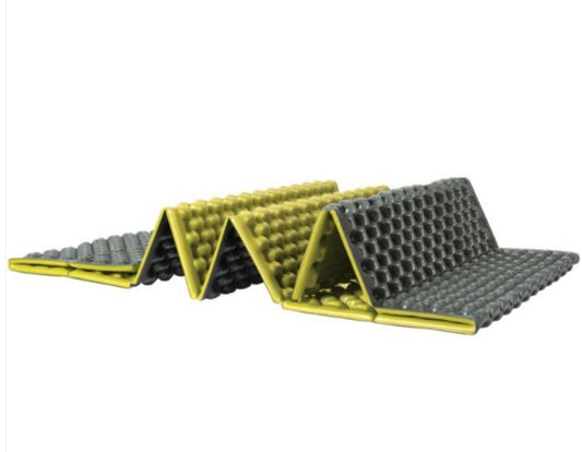 Grid-Link Folding Foam Pad - Green and Grey