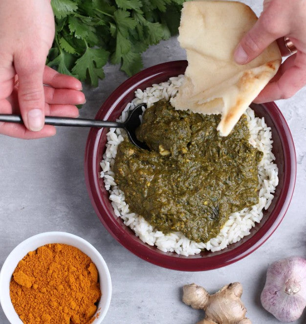 Spinach Curry with Chicken