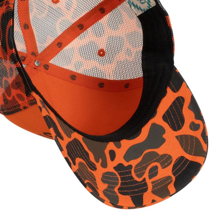Logo Hat Trucker - Orange/Camo