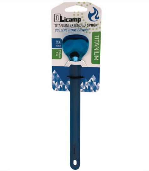 Long Titanium Spoon - Blue