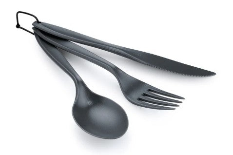3 Piece Cutlery Set - Gray