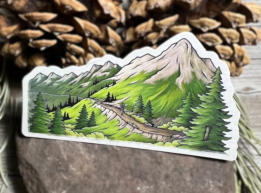 Mountain Pass Sticker
