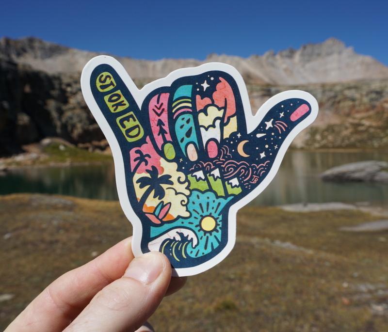 STOKED Sticker