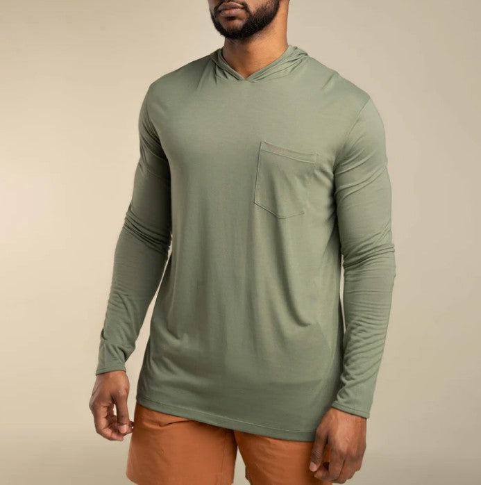 Yucatan Bamboo Hoodie - San Juan Sage - L